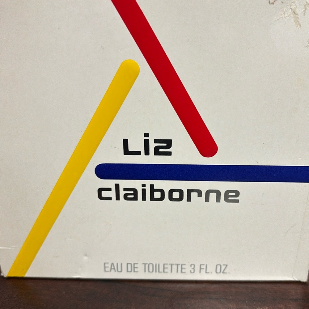 LIZ CLAIBORNE for WOMEN 3.oz EDT Splash VINTAGE FORMULA *BLUE TRIANGLE* NIB